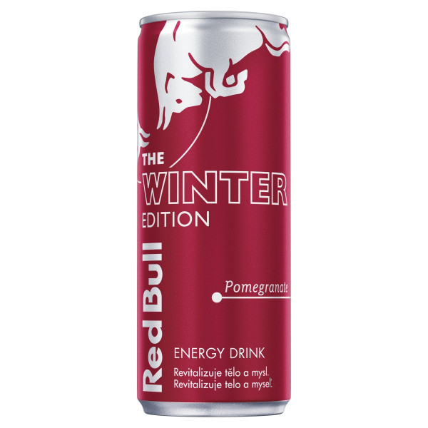 Red Bull Energy drink Winter Edition 250ml plech 1