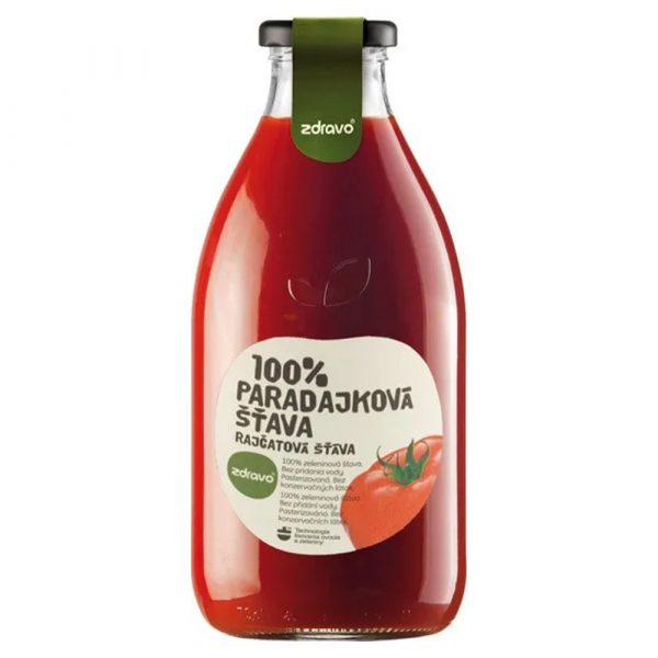 Zdravo 100% šťava Paradajková 750ml 1