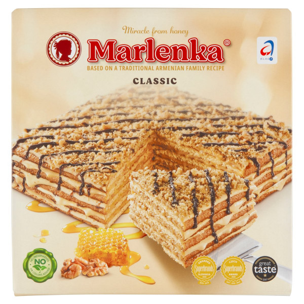 Marlenka® Torta medová s vlašskými orechmi 800g 1