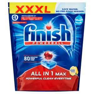 Finish Powerball All in 1 Max Lemon Tab.80ks 1280g 70