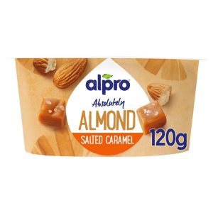 Alpro mandľová altern. jogurtu slaný karamel 120g 35