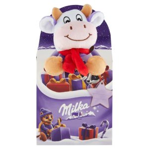 Milka balíček s plyšovou hračkou,mix čokolády 96 g 24