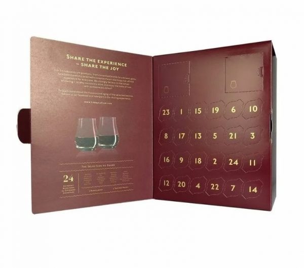Rumový kalendár 24Days of Rum 24 x 0,02l +2 poháre 2