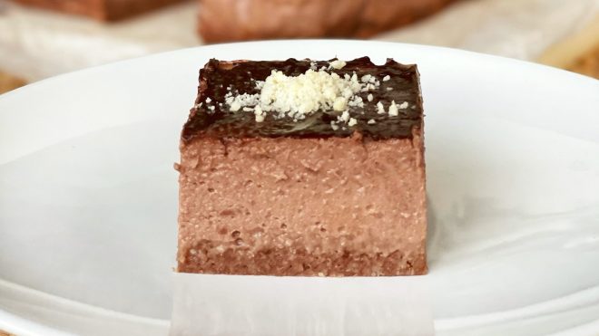 Fit čokoládový cheesecake