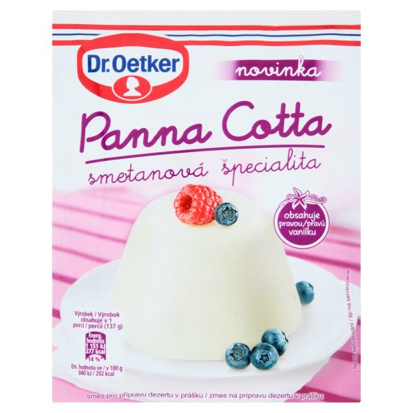 Panna Cotta s vanilkou 50g Dr. Oetker 1