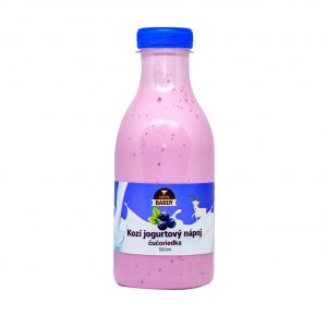 Jogurtový nápoj kozí čučoriedka 500ml Farma Bardy 21