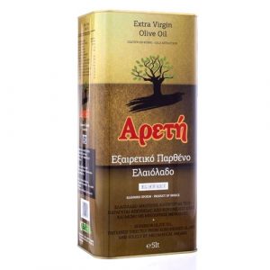 Olej olivový extra vergine plech 5l Areti 3