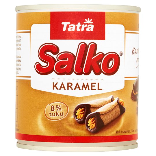 Salko karamel kondenzované mlieko slad. TATRA 397g 1