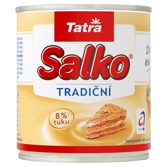 Salko kondenzované mlieko sladené TATRA 397g 1