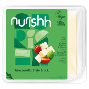 Syr rastlinný Mozzarella blok 200g Nurishh 14