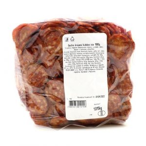 Klobása Gastro krájaná cca 1kg OA, Mecom 7