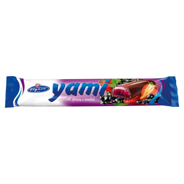 Yami Želé tyčinka č. ríbezľa a jahoda, Figaro 25 g 1