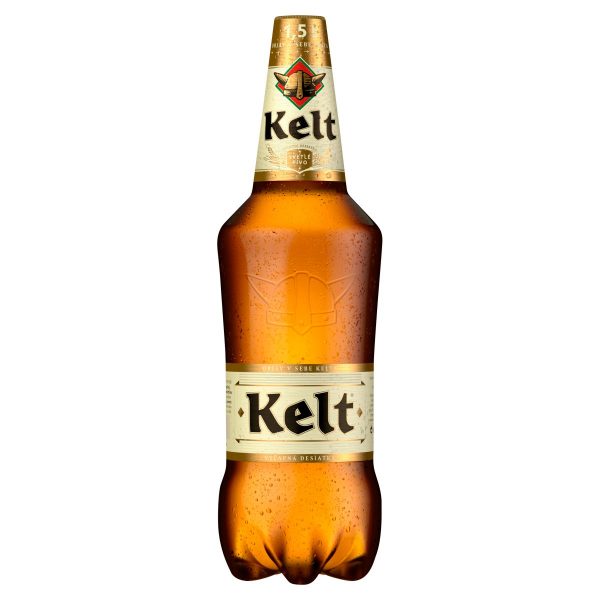 Pivo Kelt 10% svetlé výčapné pivo 1,5l *ZO 1