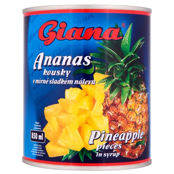 Ananásový kompót kocky 850ml Giana 1