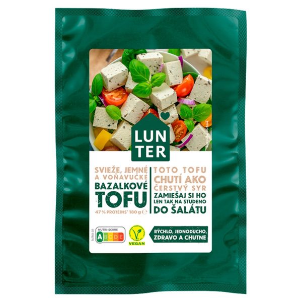 Tofu bazalkové LUNTER 180g VÝPREDAJ 1