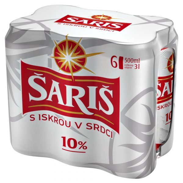 Pivo Šariš 10% 6x500ml *ZO 1