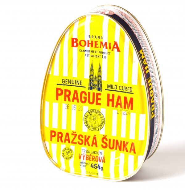 Šunka pražská Bohemia konzerva 454g, KU 1