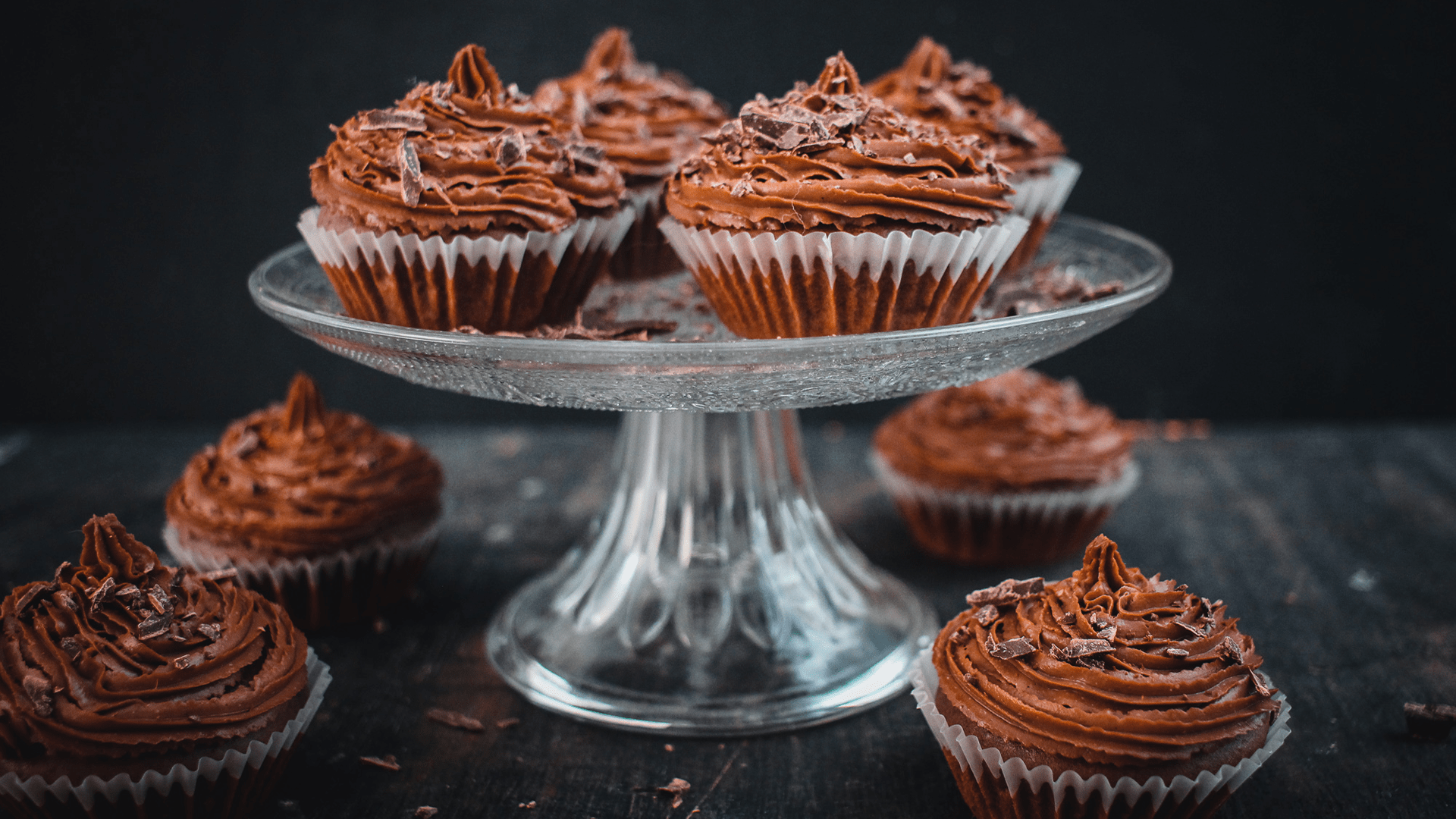 Vegan čokoládové cupcakes