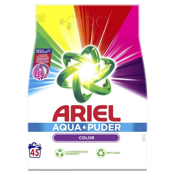 Ariel Color & Style prací prášok 45PD 2,925kg 1