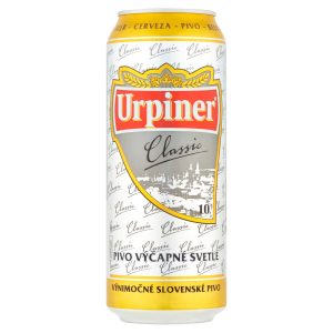 Pivo Urpiner Classic 10% svetlé výčapné 500ml *ZO 14