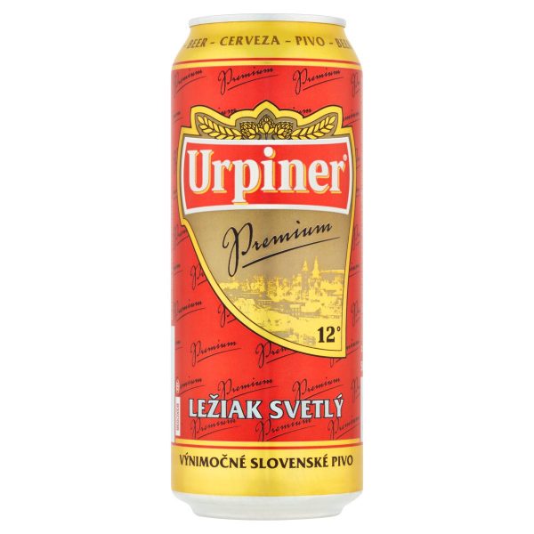 Pivo Urpiner Premium 12% svetlý ležiak 500ml *ZO 1