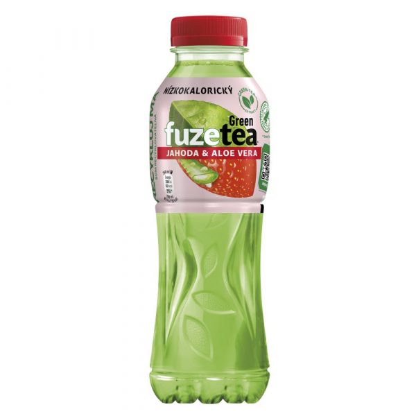 FuzeTea ľadový čaj Jahoda, Aloe Vera 500ml *ZO 1