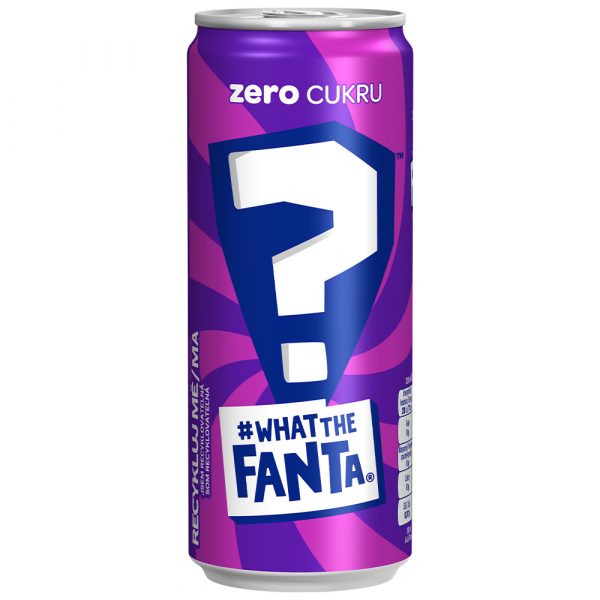 Fanta What the Fanta (ovocná) Bez cukru 330ml *ZO 1