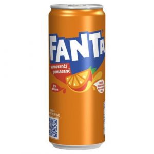 Fanta pomarančová 330ml *ZO 17