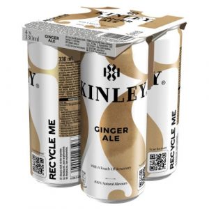 Kinley Ginger Ale 4x330ml *ZO 12