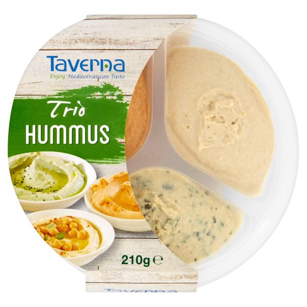 Taverna Hummus TRIO-Oriental,Tomate,Koriander210g 1