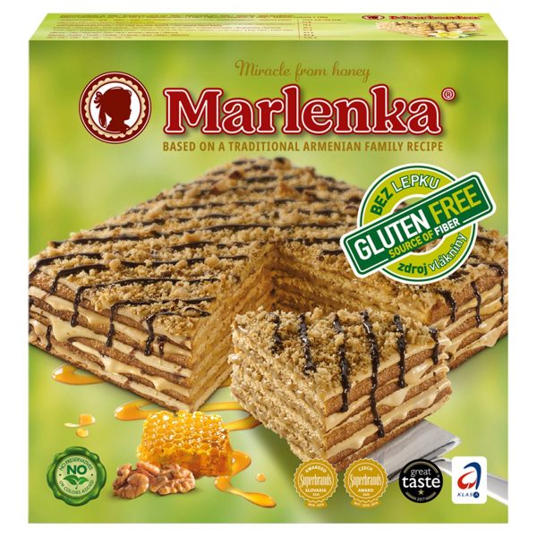 Marlenka® Torta medová bezlepková 800g VÝPREDAJ 1