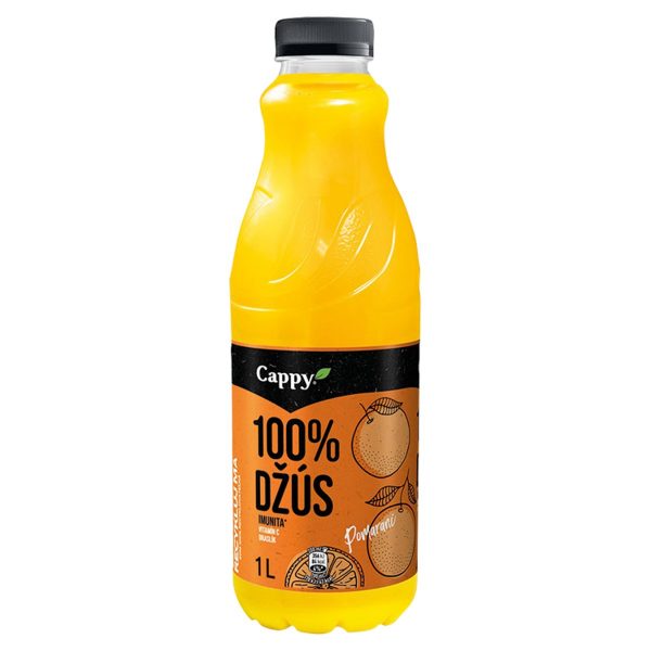 Cappy 100% Pomarančová šťava 1l *ZO 1