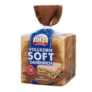 Chlieb toastový celozrnný 375g Ölz 19