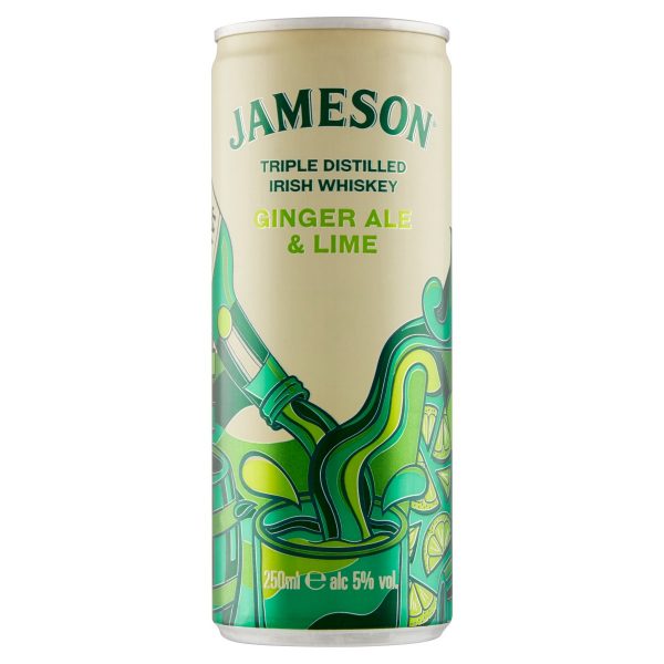Jameson Ginger ale & Lime 5% 0,25l *ZO 1