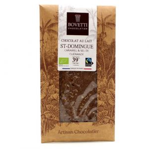 Bovetti Bio mlie. čoko.Slaný karamel 100g VÝPREDAJ 1