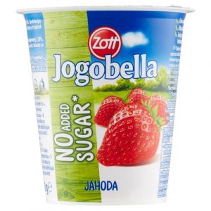 Jogurt Jogobella NoSugar jahoda 150g Zott VÝPREDAJ 2