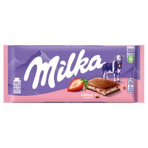 Milka Jahodová mliečna čokoláda 100g 12