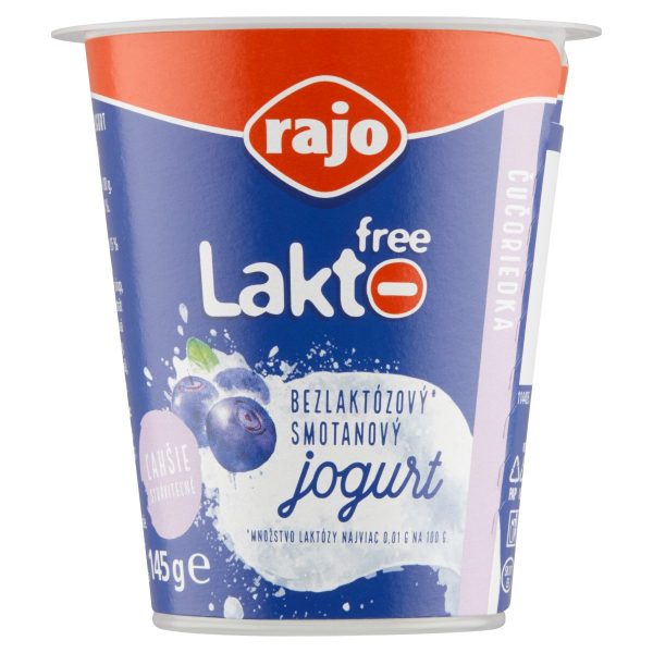 Jogurt Lakto Free čučoriedka 145g Rajo 1