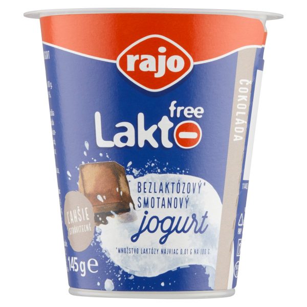 Jogurt Lakto Free čokoláda 145g Rajo 1