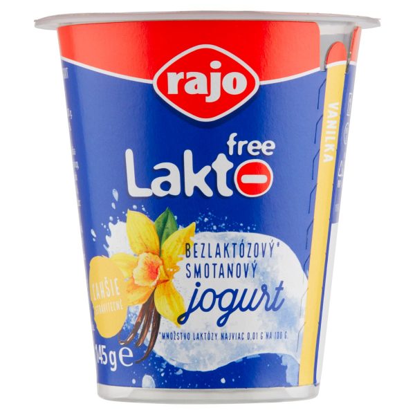 Jogurt Lakto Free vanilka 145g Rajo 1