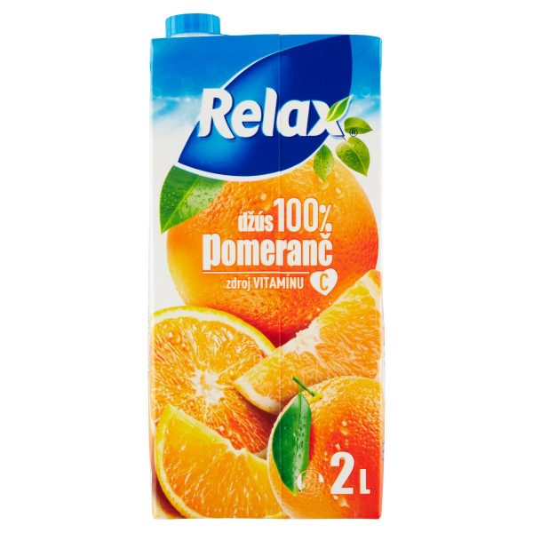 Relax Džús 100% pomaranč 2l 1