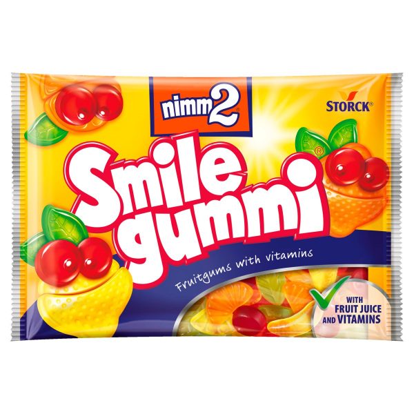 Nimm2 Smile gummi ovocné cukríky 100g 1