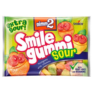 Nimm2 Smile gummi Sour kyslé cukríky 100g 24