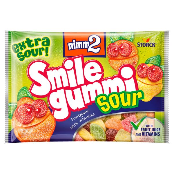 Nimm2 Smile gummi Sour kyslé cukríky 100g 1
