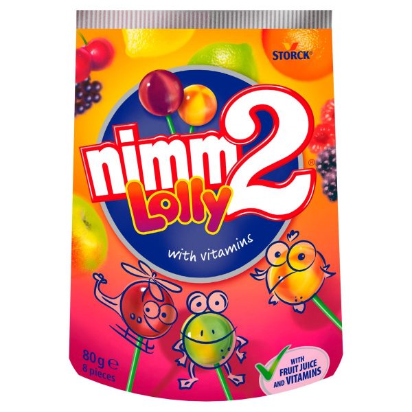 Nimm2 Lolly ovocné lízatká 80g 1