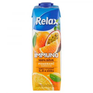 Relax 100% Immuno Pomaranč, Maracuja 1l 14