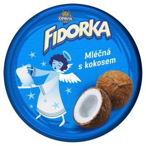 Opavia Fidorka Mliečna s kokosom 30g VÝPREDAJ 5