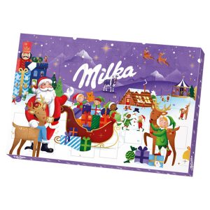 Milka adventný kalendár, mliečna čokoláda 200 g 8