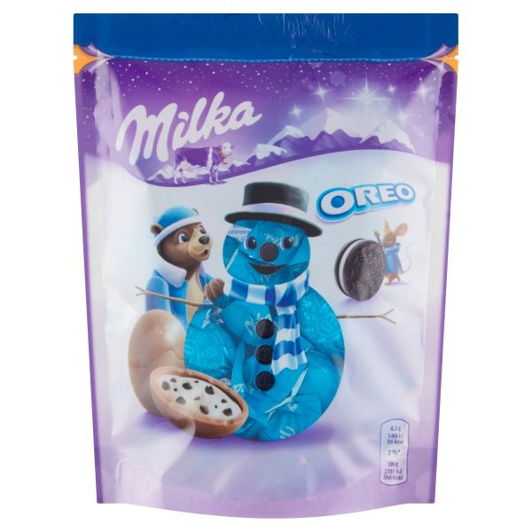 Milka Oreo vianočné bonbóny, 86g 1