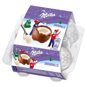 Milka SnowBalls Snehové gule mliečna čokoláda 112g 15